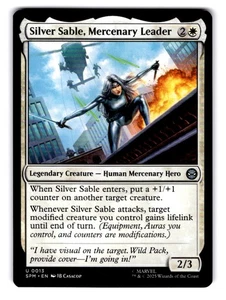 Silver Sable, Mercenary Leader U Marvel's Spider-Man 13 NM - Bild 1 von 2