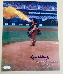 Rare Chief Noc-A-Homa Fire Breathing Signed Autographed Auto 8 x 10 Photo JSA - Picture 1 of 7