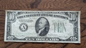 Ten Dollar 1934 D Federal Reserve Note $10 - Picture 1 of 2