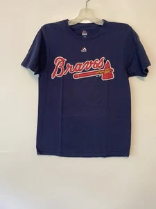 Camiseta De Colección Majestic Atlanta Braves Adulto Pequeña Chipper Jones #10 Tomahawk - Imagen 1 de 10