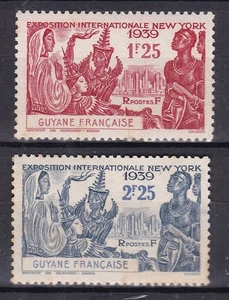 FRENCH   GUYANE  ^^^^1939   mint LH set ( NY EXPO_)  @dco2406guya - Picture 1 of 1