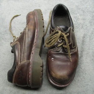 Dr Martens Schuhe Herren 10? Braune Leder ENGLAND schwere klobige Stiefel LESEN - Bild 1 von 17