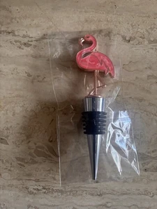 Flaschenverschluss 1 Stück - Stopfen, Stöpsel, Korken, Weinkorken Flamingo Neu - Bild 1 von 2