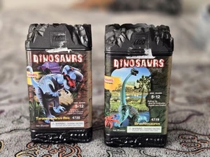 Lego Dinosaur Collection w/Canisters Lot - Tyrannosaurus & Brachiosaurus - Picture 1 of 8