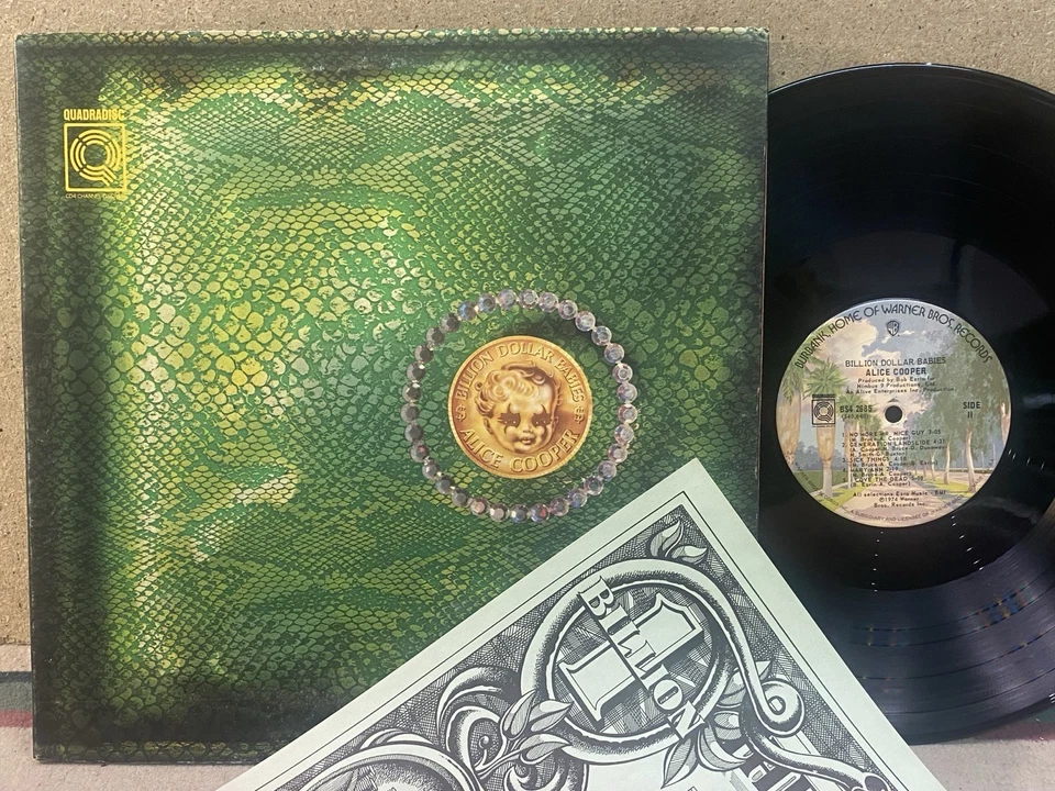 Alice Cooper Billion Dollar Babies EX ORIG QUAD GATEFOLD +INSERT quadraphonic - Image 1 of 1