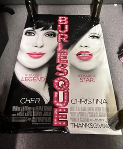 BURLESQUE - Póster original de la película DS - 27x40 D/S - Cher, Aguilera - 2010 - Imagen 1 de 1