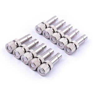 10 boquillas de niebla de latón de baja presión de 0,1 mm para sistema de refrigeración pulverizador de humidificación de aire - Imagen 1 de 6