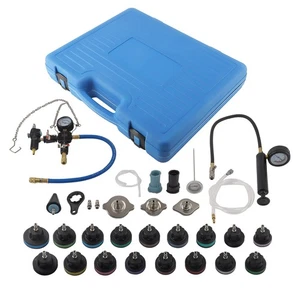 Juego de probador de sistema neumático de presión de enfriamiento de radiador de vacío válvula de alivio - Imagen 1 de 11