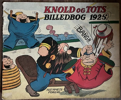 Knold og Tot Billdbog 1925 Danish Katzenjammer Kids Comic Hjemmets Forlag en muy buena condición Foto 1 de 4