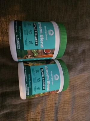 Greens amazing grass blend superfood exp original powder servings 7.4 Oz detox  - Image 1 of 3