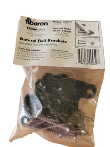 Fiberon Natural Rail Brackets Item #16010 2 pair/bag BULK SAVINGS - Picture 1 of 7