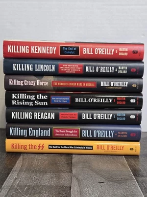 Bill O'Reilly Killing Series Hardcover Kennedy SS Lincoln Crazy Horse Lot of 7 - Image 1 of 4