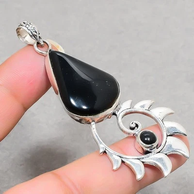 Ciondolo gioiello design etnico antico fatto a mano pietra preziosa onice... - Immagine 1 di 4