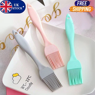 1/3pcs Silicone Oil Brush Sauce Brush Baking Supplies Kitchen Supplies - Image 1 of 4
