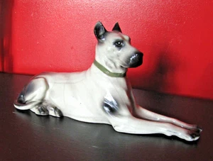 DEUTSCHE DOGGE - SITZENDORF PORZELLAN - 21 CM.GUTER ZUSTAND - Bild 1 von 4