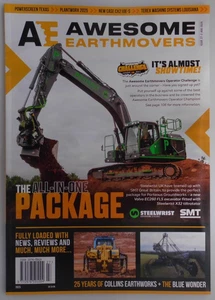 Awesome Earthmovers magazine August 2025 New Volvo EC260 FL5 excavator with X32 - Picture 1 of 1