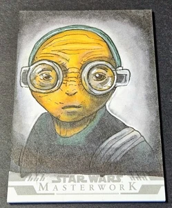 2024 Topps Star Wars Masterwork Sketch 1/1 Maz Kanata - Picture 1 of 2
