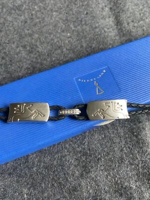 Armband - Pierre Lang- Pferde, Reiterin, rodiniert matt, Leder, hoher Neupreis - Bild 1 von 4