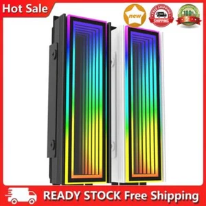 M.2 Nvme SSD Radiator AURA Sync Heat Cooler Radiator Aluminum Alloy for M.2 2280 - Afbeelding 1 van 18