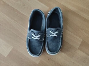 Segelschuhe 39 jeansblau weiß Slipper Sommerschuhe Stoffschuhe - Bild 1 von 3