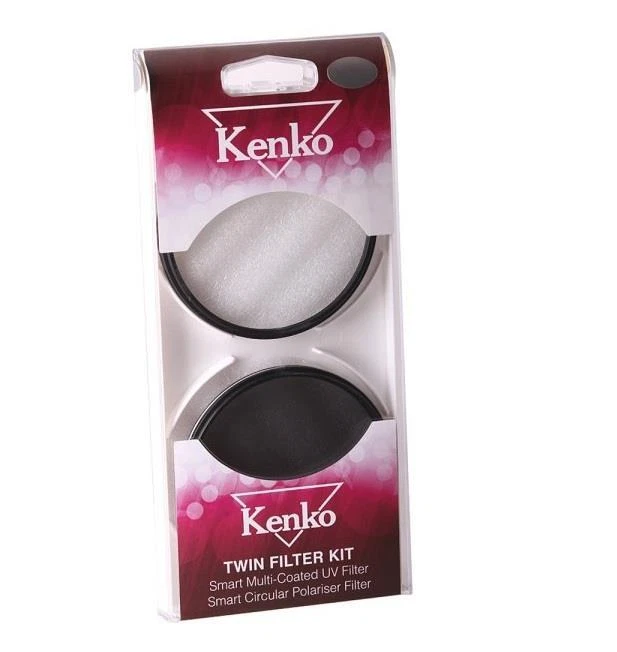Kenko 77mm HMC UV Filter & Slim Circular Polariser Filter Twin Kit - Image 1 of 1