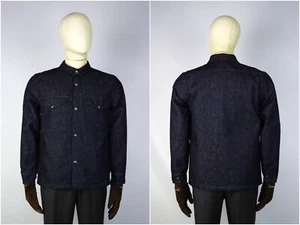 LEVI'S Made & Crafted Japanese Fabric Indigo Cotton/Silk Denim Padded Overshirt - Picture 1 of 18