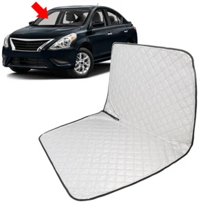 Car Foldable Windshield Sun Shade Visor Protector Custom For Nissan Versa 12-18 - Picture 1 of 18