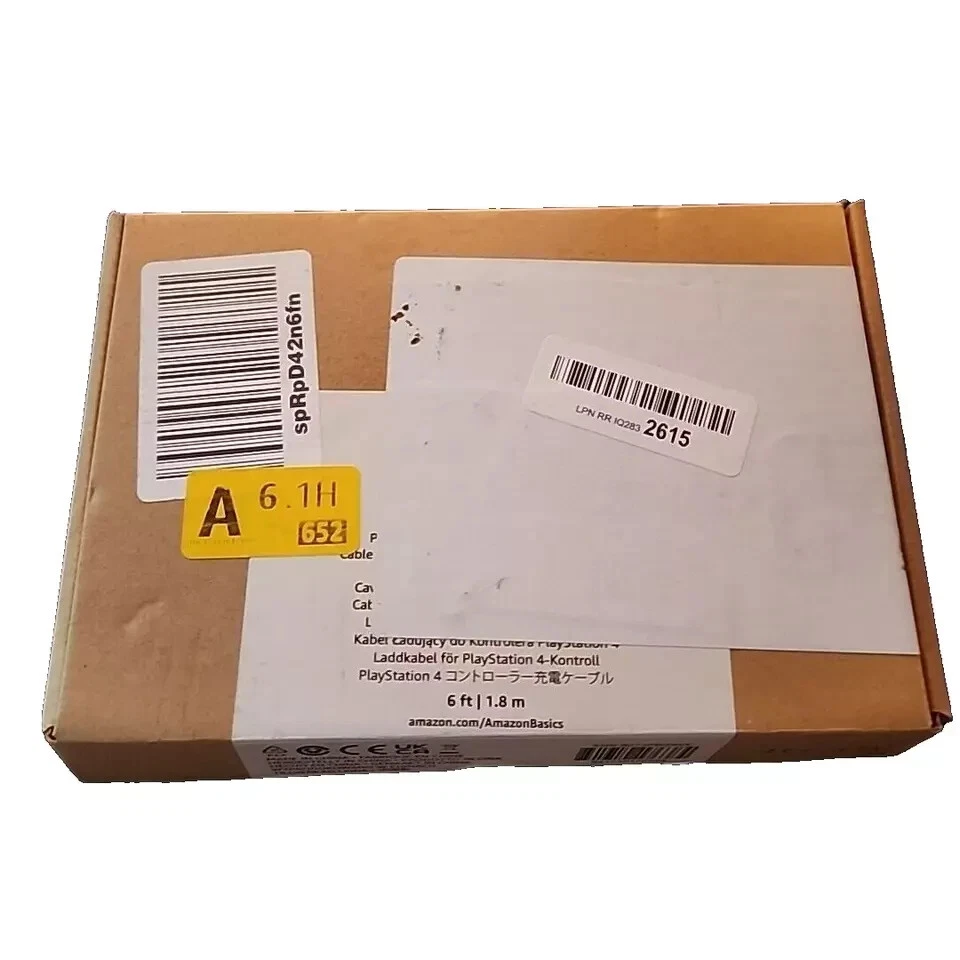 Amazon Basics PlayStation 4 Controller Charging Cable - 6 Foot, Blue - Image 1 of 1