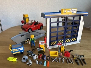 Playmobil 70202 Autowerkstatt mit Hebebühne und Auto - Bild 1 von 11