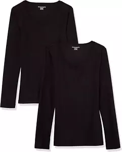 Sweater for Women, Long Sleeve Slim-Fit Rib Scoop Neck (Available in plus Size), - Picture 1 of 12