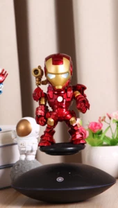 Marvel Avengers Iron Man Figure Creative Rotating Magnetic Levitation Model Toy - Picture 1 of 4
