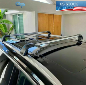 For Hyundai Tucson 2016-2020 Black & Silver Roof Rack Cross Bar Crossbar Storage - Picture 1 of 9