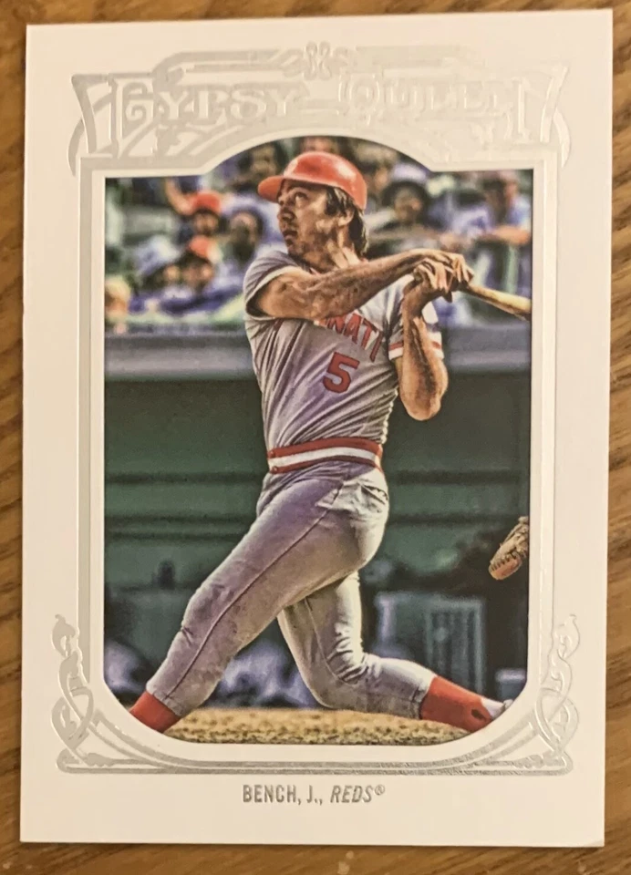 JOHNNY BENCH, RARE ! 2013 TOPPS "GYPSY QUEEN" CARD, BASEBALL LEGEND ! WOW ! - Image 1 of 1