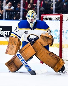 Devon Levi 2024 Global Series Prague Buffalo Sabres 8x10 NHL Hockey Photo - Picture 1 of 1