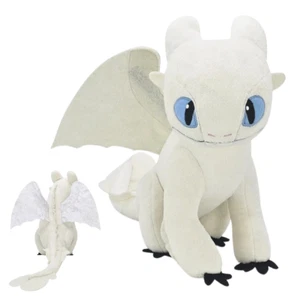 Light Fury Plush Doll 8" How to Train Your Dragon 3 Movie DreamWorks World Toys - Picture 1 of 9