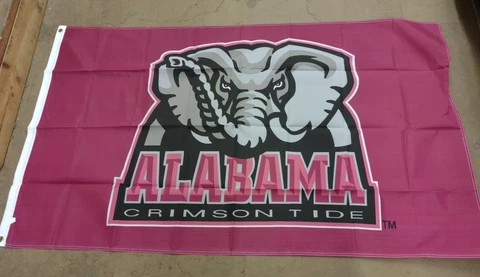 Officially Licensed NCAA Alabama Crimson Tide Team Logo 3' x 5' House Flag Cover