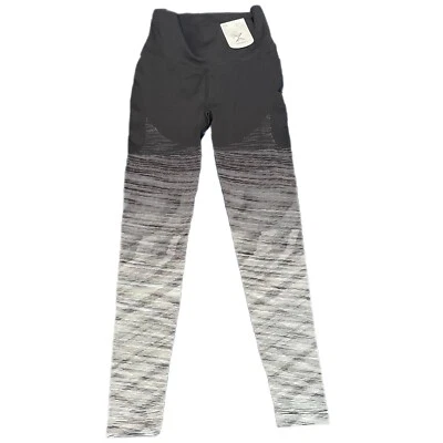 LEGGINGS XERSION Mujer Talla XS Tiro Alto Tobillo Negro Blanco 7/8 Hasta el Tobillo Foto 1 de 4
