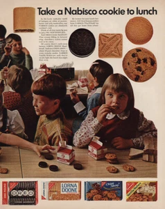 1966 Nabisco Cookies: Take a Nabisco Cookie to Lunch anuncio impreso vintage - Imagen 1 de 1