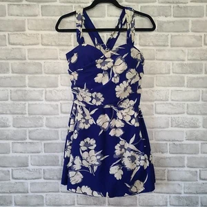 Cocopear Skirted Tankini Floral Tankini Top Swimsuit Plus 3XL NEW Built in Cup - Picture 1 of 11