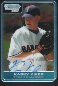 Kasey Kiker (Rangers) 2006 Bowman Chrome Draft Picks SP Autograph # DP69 Mint+ - Picture 1 of 2
