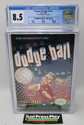 Super Dodge Ball Nintendo NES 1989 CIB CGC Graded 8.5 - Image 1 of 4