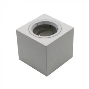 Portafaretto in gesso con anello in alluminio per attacco GU10 V-TAC VT-716 - Foto 1 di 2