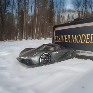 Koenigsegg Jesko Absolute - Dark Grey Gray - GT Spirit Asia Exclusive - CLDC025 - Picture 1 of 11