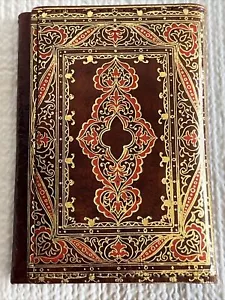 ECHT 2 PRYM Ornate Ladies Wallet Vintage Leather Gold Burgundy - Picture 1 of 14