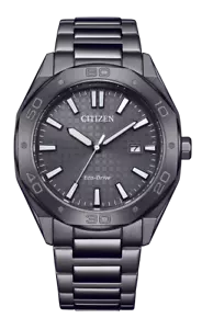 Reloj Citizen BM7637-81H esfera negra Eco-Drive 100M acero inoxidable - Imagen 1 de 3