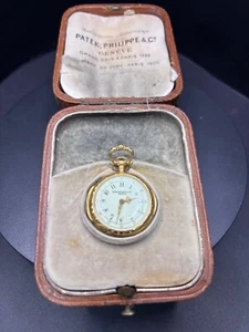 Vintage Ladies Patek Philippe 18K gold pocket watch With Original Warranty Cert - Picture 1 of 13