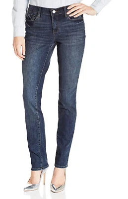 DKNY 牛仔裤女士 Soho 经典紧身牛仔裤切尔西水洗 — 第 1/2 张图片