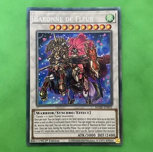 Yu-Gi-Oh! Baronne De Fleur MAZE-EN051 Sammler seltene 1. Auflage neuwertig - Bild 1 von 5