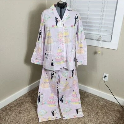 Pijama Nick & Nora Love & Marriage talla grande 3X nuevo sin etiquetas años 90 Y2K 2000 Foto 1 de 4