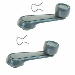 2 NEW Manual Window Crank Handles Gray for Toyota T100 Tacoma 4Runner Corolla   - Picture 1 of 3